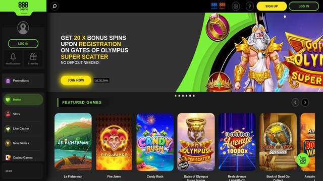 888 Casino casino screenshot